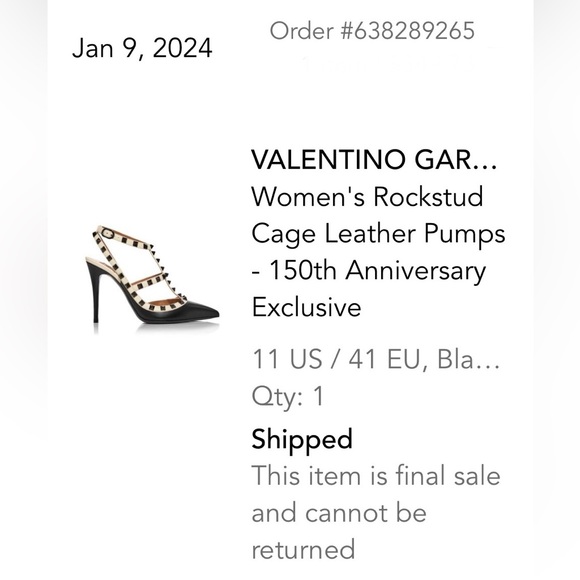 NWT Valentino Garavani Women's Rockstud Cage Leather Pumps - 150th Anniversary - Picture 13 of 13
